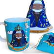 Caneca Nossa Senhora Aparecida Com Terço