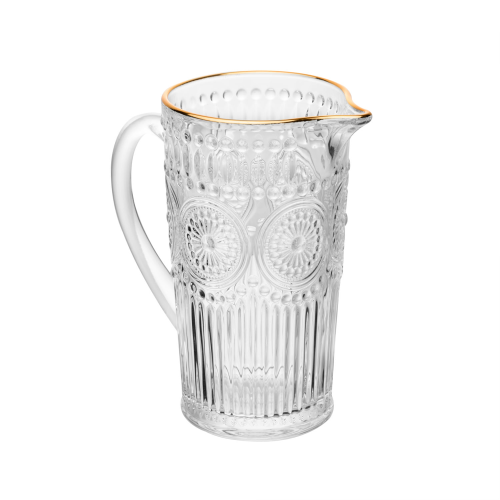 Jarra Com Fio de Ouro Mandala