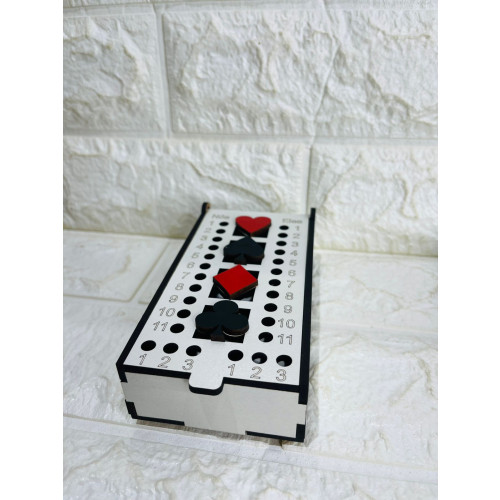 Caixa de Baralho Com Placar