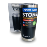 Copo Térmico Stone - Preto