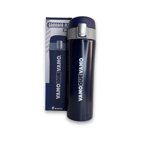 Garrafa Térmica Flip 500Ml - Vamo Que Vamo