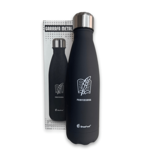 GARRAFA TÉRMICA METAL - PROFESSORA