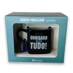 Caneca Quadrada Obrigado Por Tudo