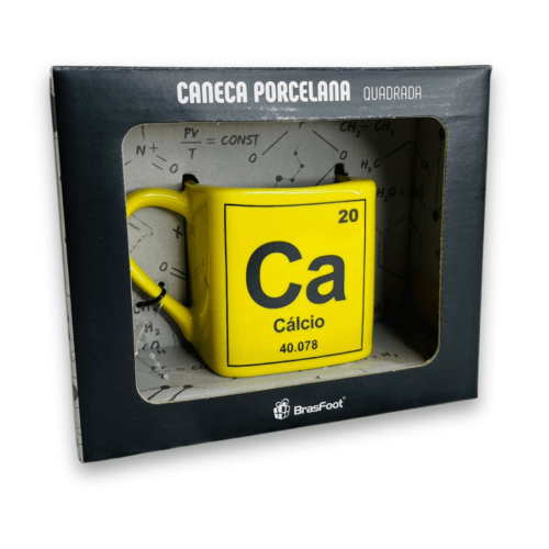 CANECA QUADRADA TABELA PERIODICA