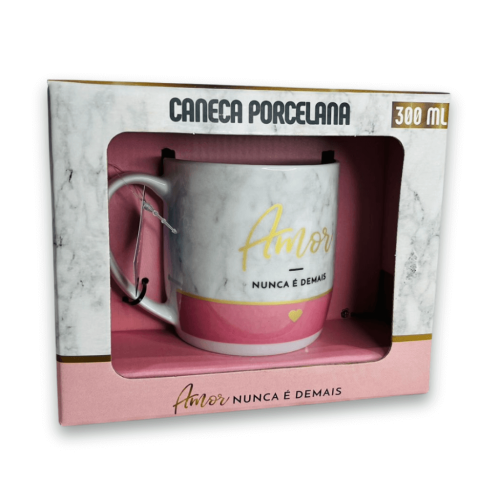 CANECA AMOR NUNCA E DEMAIS
