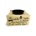 Suporte Com Vaso, Bendito Seja O Nosso Sorriso