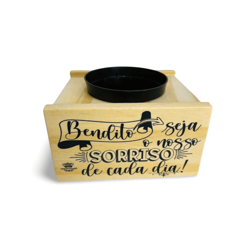 Suporte Com Vaso, Bendito Seja O Nosso Sorriso