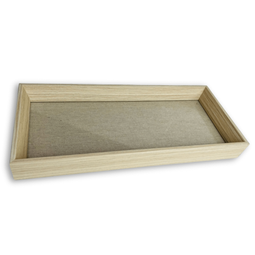 BANDEJA EM MDF COM LINHO