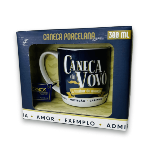 CANECA PORCELANA URBAN - VOVO O MELHOR