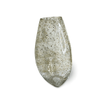 Vaso Em Vidro Transparente E Dourado