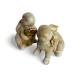 Dupla de Coelhos Porcelana