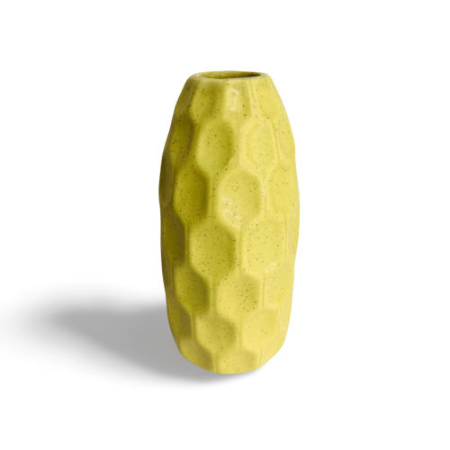 Vaso de Cerâmica Amarelo