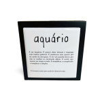 Cubo Madeira E Azulejo Aquário