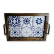 Bandeja de Azulejo E Madeira