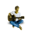 Estatueta Homem Com Violão