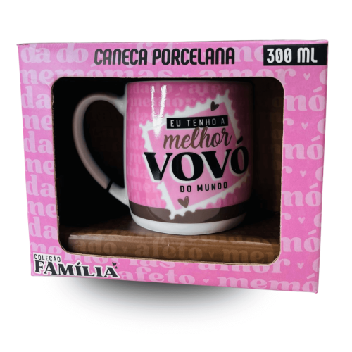 CANECA PORCELANA URBAN - AVO A MELHOR