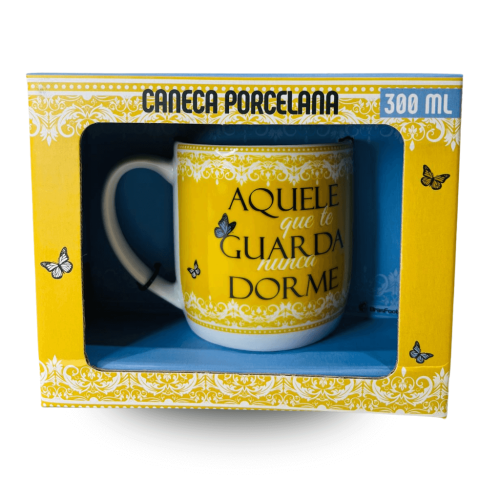 Caneca Porcelana Urban - Aquele Que Te Guarda