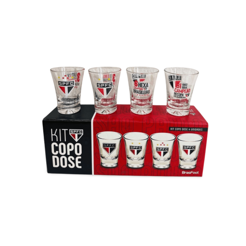 Copo Dose Com 4 Unidades - São Paulo