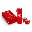 Garrafa Metal Vacuum Térmica Com 3 Canecas - Inter