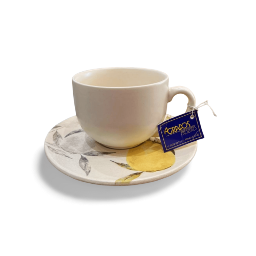 Xícara Com Pires Aquarelle Siciliano