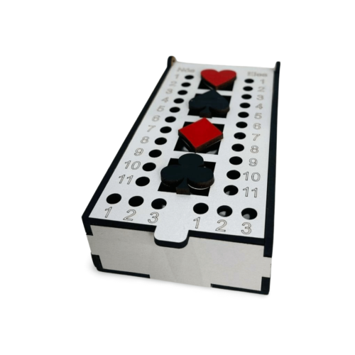 CAIXA DE BARALHO COM PLACAR