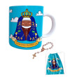 Caneca Nossa Senhora Aparecida Com Terço