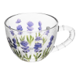 Xícara de Café Com Pires Lavanda