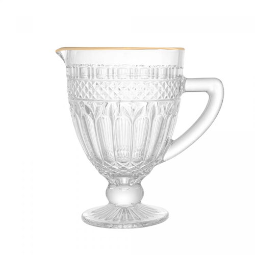 JARRA VIDRO COM FIO DOURADO LINHA BRAND