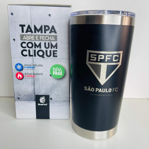 Copo Térmico Stone - São Paulo Preto Laser