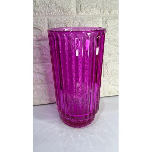 Vaso Decoração Vidro (Rosa)