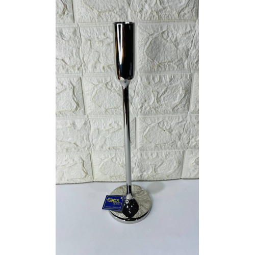 Castiçal Aço Inox (Prata)