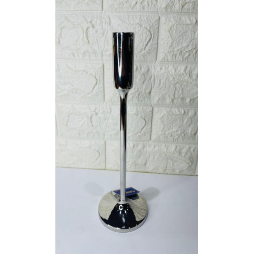 Castiçal Aço Inox (Prata)