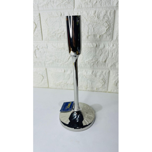 Castiçal Aço Inox (Prata)