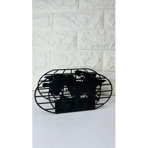 Suporte de Aço Mapa Mundi Grade