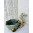 Coelho Cesta Carrinho Porcelana