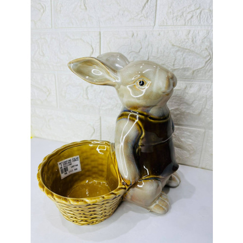 Coelho Cesta Porcelana