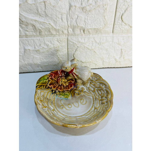 Petisqueira Coelho Love Porcelana