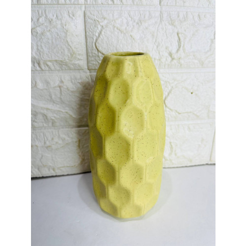 Vaso de Cerâmica Amarelo