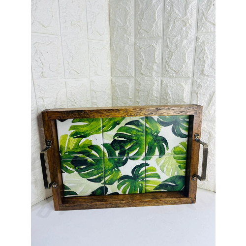 Bandeja de Azulejjo E Madeira