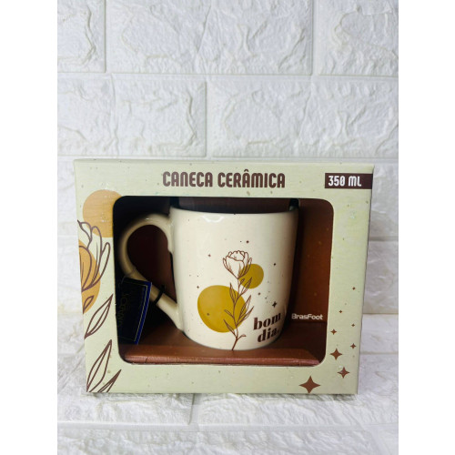 Caneca Cerâmica - Bom Dia
