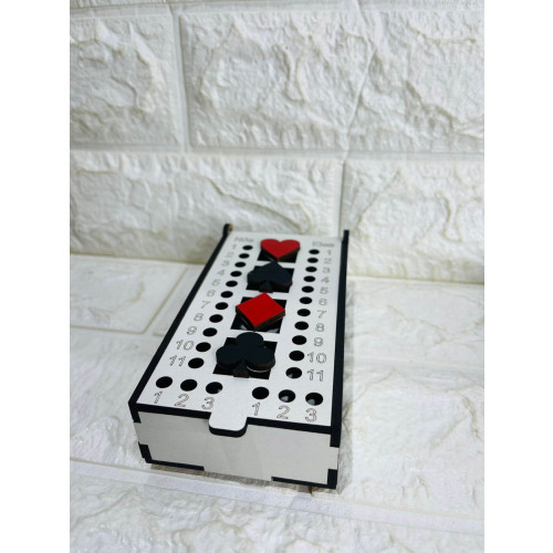 Caixa de Baralho Com Placar